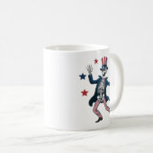 Mug Squelette dansant du 4 juillet (Devant droit)
