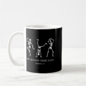 Mug Squelette dansant Os secs reviennent à la vie Ha c (Gauche)