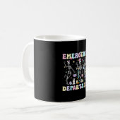 Mug Squelette Danse Pâques Service Urgences Er (Devant gauche)