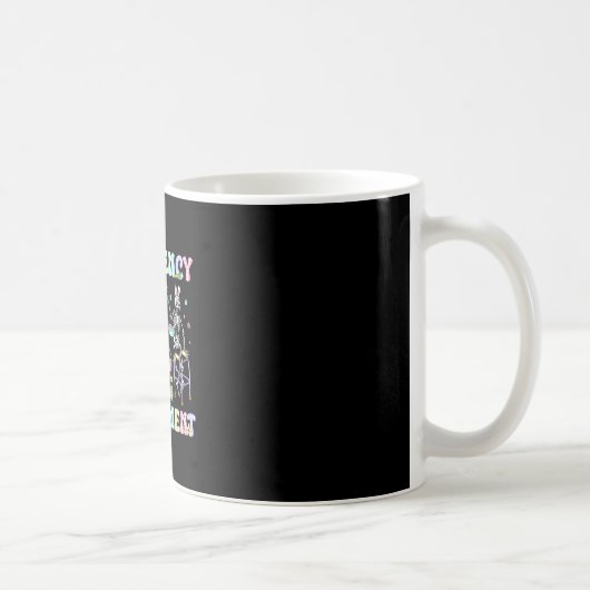 Mug Squelette Danse Pâques Service Urgences Er (Droite)