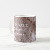 Mug Squelette de Camarasaurus, Crâne, Dinosaure, Utah (Devant gauche)