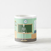 Mug Squelette de cours de science (Centre)