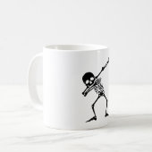 Mug Squelette de Dab squelette de Dabbing - chemise po (Devant gauche)