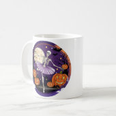 Mug Squelette de danse d'Halloween, meilleur cadeau d' (Devant gauche)