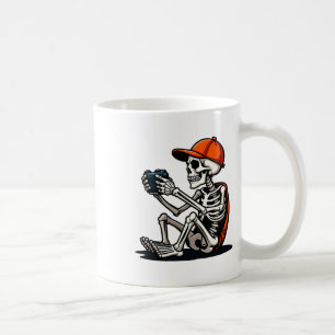 Mug Squelette de Halloween joueur de jeu vidéo 1