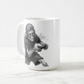 Mug Squelette de joueur  (Devant gauche)