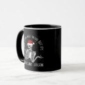 Mug Squelette de la saison des fêtes (Devant gauche)