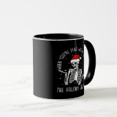 Mug Squelette de la saison des fêtes (Devant droit)