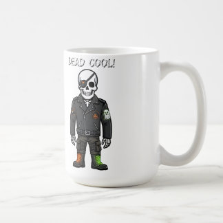 Mug Squelette de motard super cool | Halloween