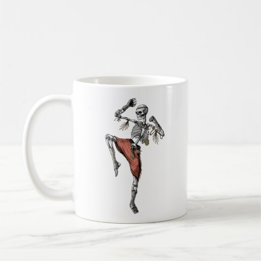 Mug Squelette de Muay Thai (Gauche)