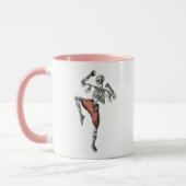 Mug Squelette de Muay Thai (Gauche)
