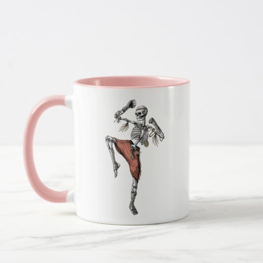 Mug Squelette de Muay Thai (Gauche)