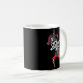 Mug Squelette de pirate Dabbing (Devant droit)