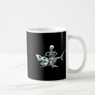 Mug Squelette de requin Halloween drôle Halloween