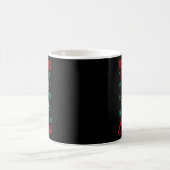 Mug Squelette de signe de main de rock attendant juste (Centre)