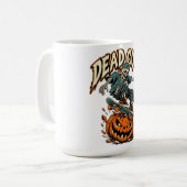 Mug Squelette de skateboarding Dead Cool (Devant gauche)