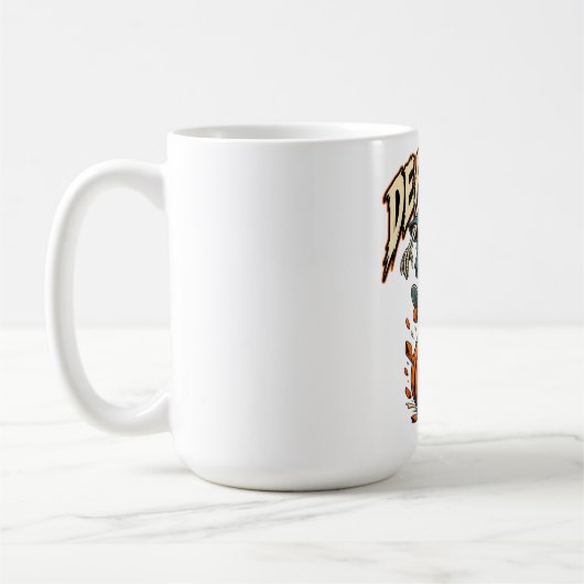 Mug Squelette de skateboarding Dead Cool (Gauche)
