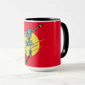 Mug Squelette de skater (Devant droit)