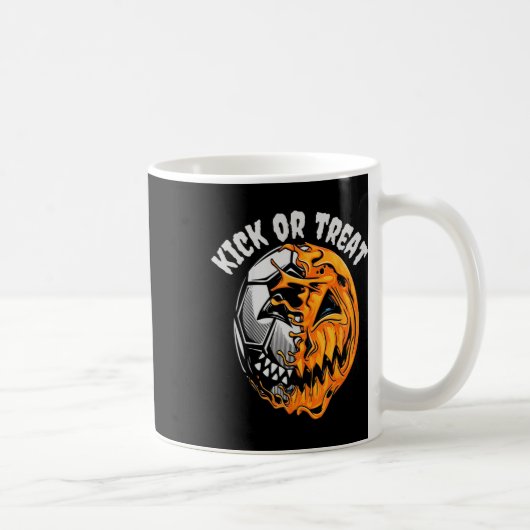 Mug Squelette de soccer d'Halloween (Droite)