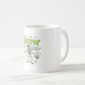 Mug Squelette de véritable araignée d'Halloween de cré (Devant droit)