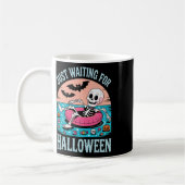 Mug Squelette d'été éffrayant en attente d'enfants (Gauche)