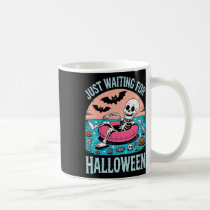 Mug Squelette d'été éffrayant en attente d'enfants