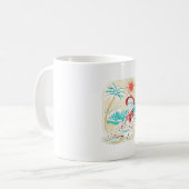 Mug Squelette Drôle d'Été (Devant gauche)