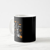 Mug Squelette drôle d'Halloween de Trump (Devant gauche)