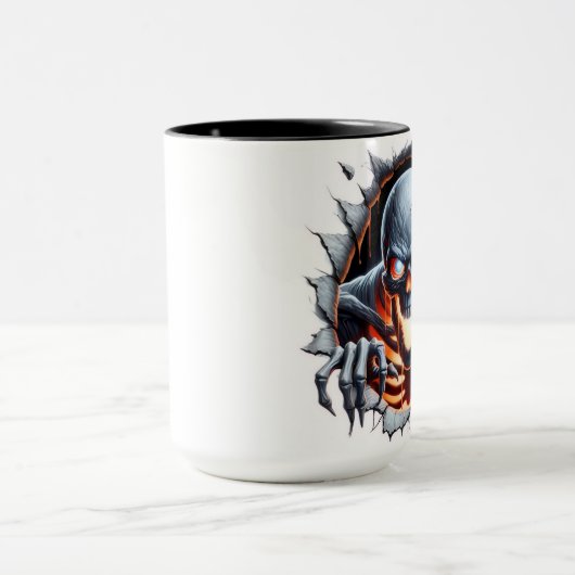 Mug squelette effrayant (Centre)