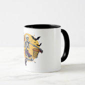 Mug Squelette éffrayant Dunking Basketball Graveyard H (Devant droit)