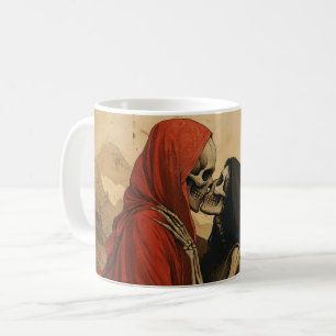 Mug Squelette en Love - Vintage dark