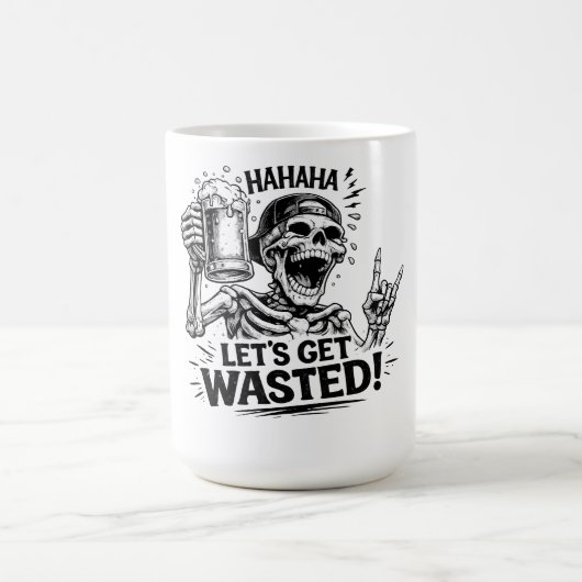 Mug Squelette : Faisons la Fête (Centre)