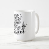 Mug Squelette : Faisons la Fête (Devant droit)