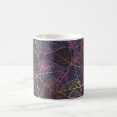 Mug Squelette feuille sans couture motif, arrière - pl (Centre)