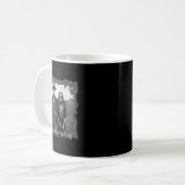 Mug Squelette gothique Costume d'Halloween (Devant gauche)