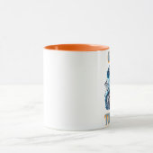Mug Squelette grillant à flamme (Centre)