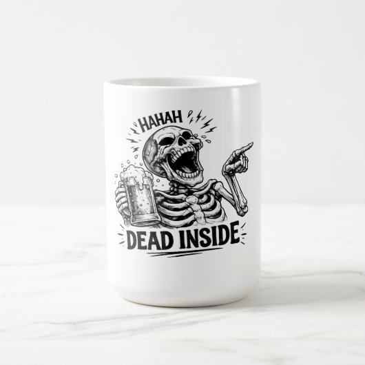Mug Squelette Haha Mort à l'Intérieur (Centre)