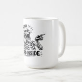 Mug Squelette Haha Mort à l'Intérieur (Devant droit)