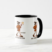 Mug Squelette Halloween - Pas de Pouls Pas de Problème (Devant droit)