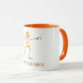 Mug Squelette humain heureux (Devant droit)