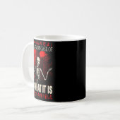 Mug Squelette j'ai eu un cas grave c'est ce que c'est (Devant gauche)