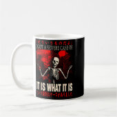 Mug Squelette j'ai eu un cas grave c'est ce que c'est (Gauche)