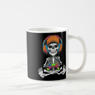 Mug Squelette jeu vidéo Halloween jeu gamer garçons mo