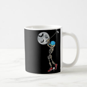 Mug Squelette jouant au golf Golfing Joyeux Halloween