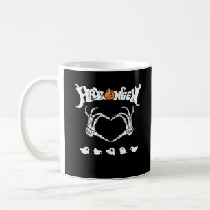 Mug Squelette main avec, Halloween Design