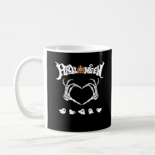 Mug Squelette main avec, Halloween Design (Gauche)