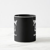 Mug Squelette main avec, Halloween Design (Centre)