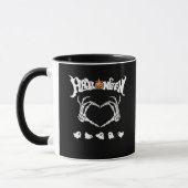 Mug Squelette main avec, Halloween Design (Gauche)