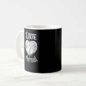 Mug Squelette Mains Coeur Gothique Classique (Devant gauche)
