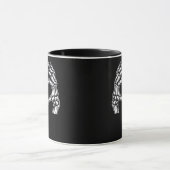 Mug Squelette Mains de coeur Signer Costume d'Hallowee (Centre)